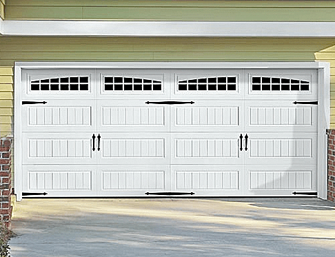 Long Panel Bead Board garage door