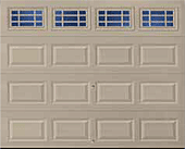 Short Panel with Prairie DecraTrim garage door