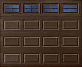Short Panel with Stockton DecraTrim garage door