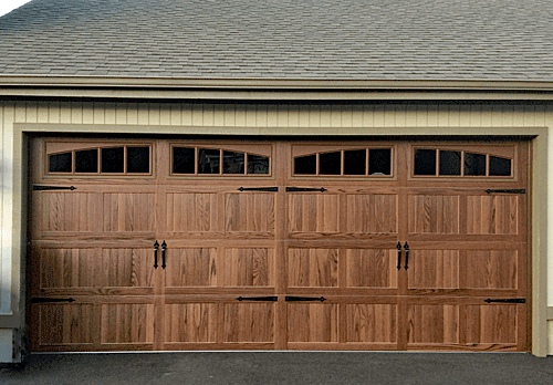 C H I Garage Door Glenmore Overhead, Wood Grain Steel Garage Doors