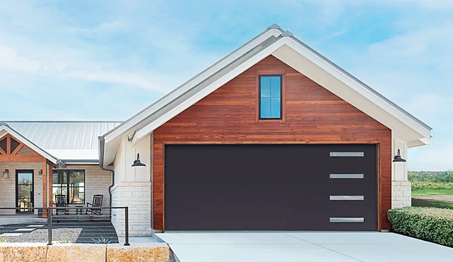 Modern Steel Garage Door